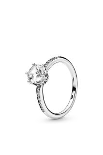 PANDORA Ring Clear Sparkling Crown W54