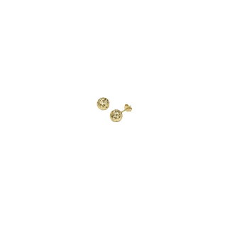 KOOS Ohrstecker Kugel 585/- Gelbgold diamantiert 10 mm