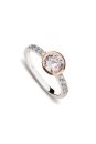 NANA KAY Classic Solitaire Ring bicolor W58