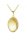 Medaillon oval 925/- Sterlingsilber vergoldet