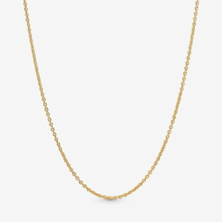 PANDORA 14k gold plattiert Halskette 45 cm