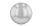 Akoya-Zuchtperlstrang silber/hellgrau 8,5-9,0 mm rund, Länge ca. 40 cm auf Transportfaden zur individuellen Schmuckherstellung - OHNE Verschluß