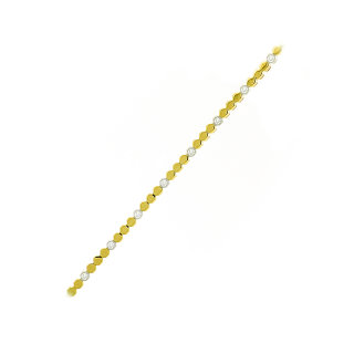 C&C Gioielli Diamant-Armband in 750er Gelbgold 