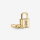 PANDORA Charm Vorhängeschloss & Schlüssel 14k gold plattiert