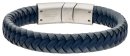 STEELWEAR Armband Miami breit, grau/blau