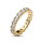 PANDORA 14k gold plattiert Funkelnde Reihe Ewigkeits-Ring W58