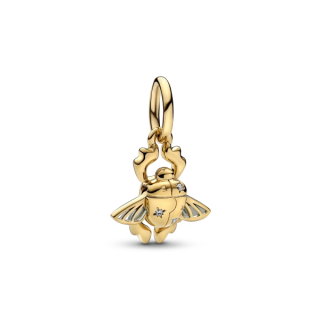 PANDORA Disney 14k gold plattiert Charm Aladdin Skarabäus-Käfer