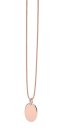 NANA KAY Halskette mit Gravurplatte oval 925/- rosé