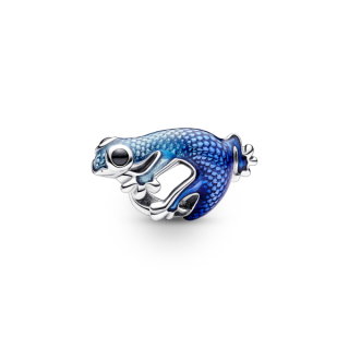 PANDORA Charm Metallic Blue Gecko