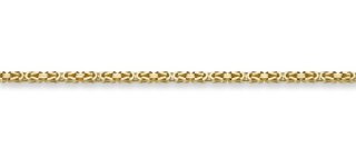 Königskette 585er Gelbgold 55 cm