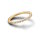 PANDORA 14 k gold plattiert Ring stackable Sparkling band