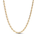 PANDORA 14k gold plattiert Infinity Chain Necklace 50 cm