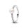 PANDORA Ring Non-stackable Treated Freshwater Cultured Pearl & Pavé