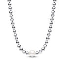 PANDORA Collier Treated Freshwater Cultured Pearl &...
