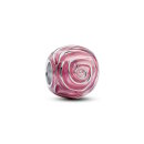 PANDORA Charm Rosafarbene Blühende Rose